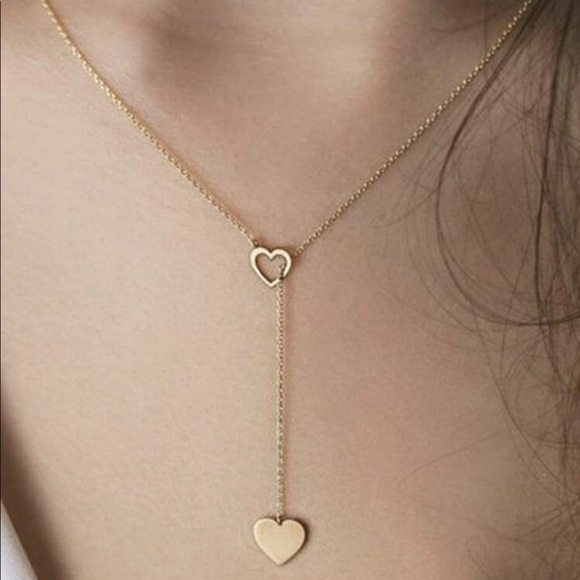 Jewelry - • Jessie • Heart Lariat Necklace